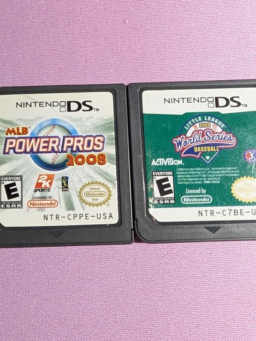 2 Nintendo DS Baseball Simulation Games Only